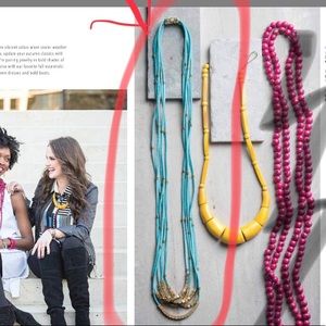 ADRIFT NECKLACE, TURQUOISE India,